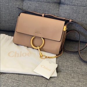 100% Authentic Chloe Faye crossbody chain bag